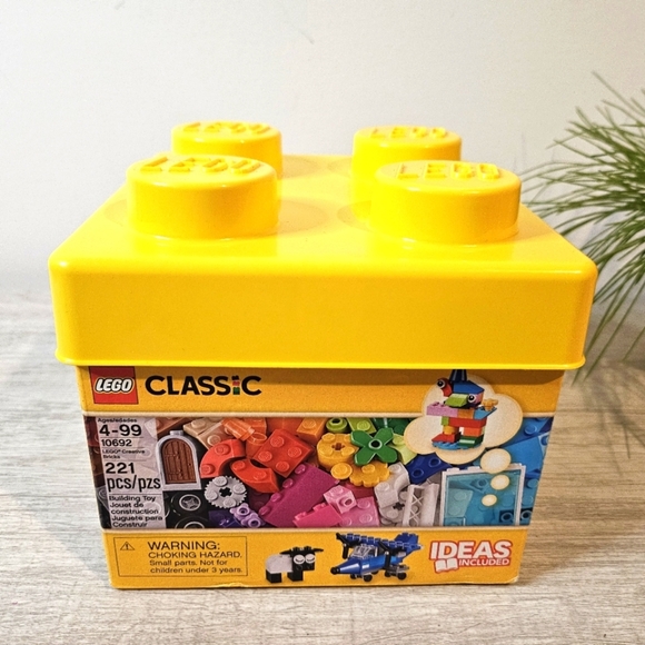 LEGO Classic Storage Box and Unknown Number Of Assorted Buildable Lego Pieces - Picture 1 of 13